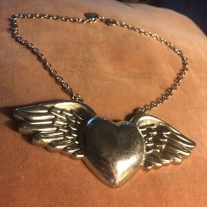 ❤️Rock Rebel Rockin’ Gal Winged Heart Necklace - 788 $50 or $45 w/offer